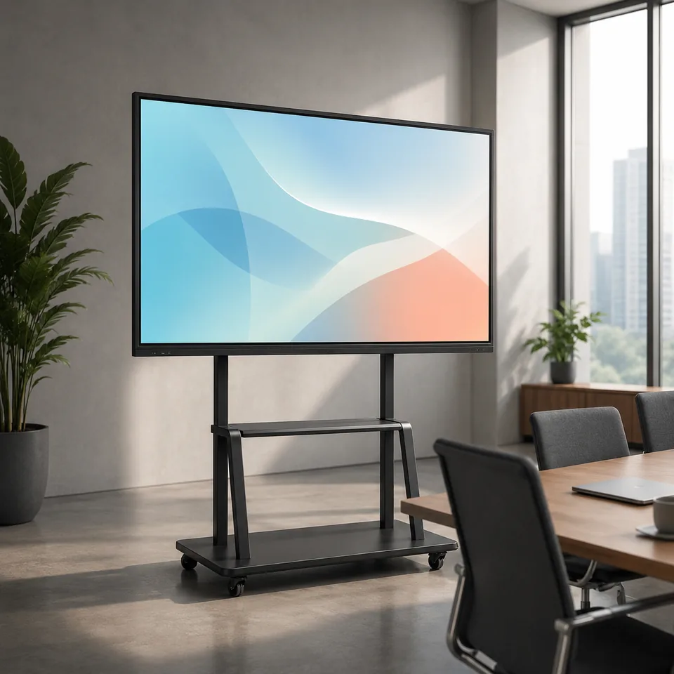 Commercial digital signage display in a professional environment
